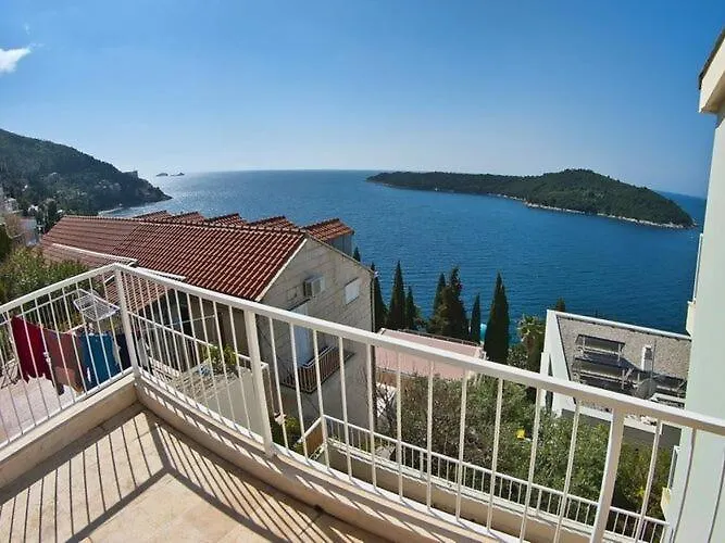 Appartement Sipa - Premium Two Bedroom With Balcony And Sea View A Dubrovnik